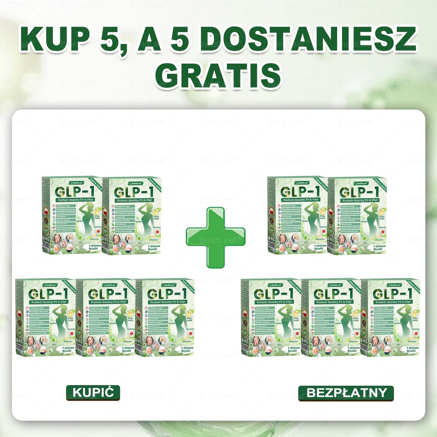 🍃Oficjalny sklep Polska | 🍃BuildLeaf® GLP-1 8-w-1 Fit & Vital Rozwiązanie (Jednorazowe dziennie, widoczne zmiany w ciągu 7 dni) ✅ Otyłość, zdrowie sercowo-naczyniowe, cukrzyca, bezdech senny, zdrowie jelit, problemy ze stawami i inne.